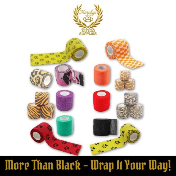 Tattoo grip tape 4.5m – self-adhesive bandage wrap for tattoo machine