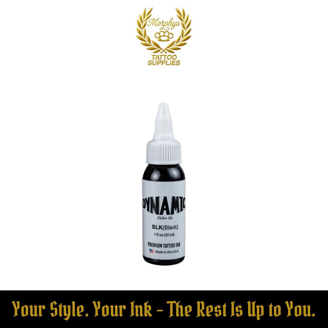 Dynamic Ink Black Tattoo (BLK) – 1oz (30ml)