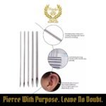 Sterile disposable body piercing needles – 316l stainless steel, EO gas sterilized, individually sealed, available in multiple sizes at Morphys Tattoo Supplies1