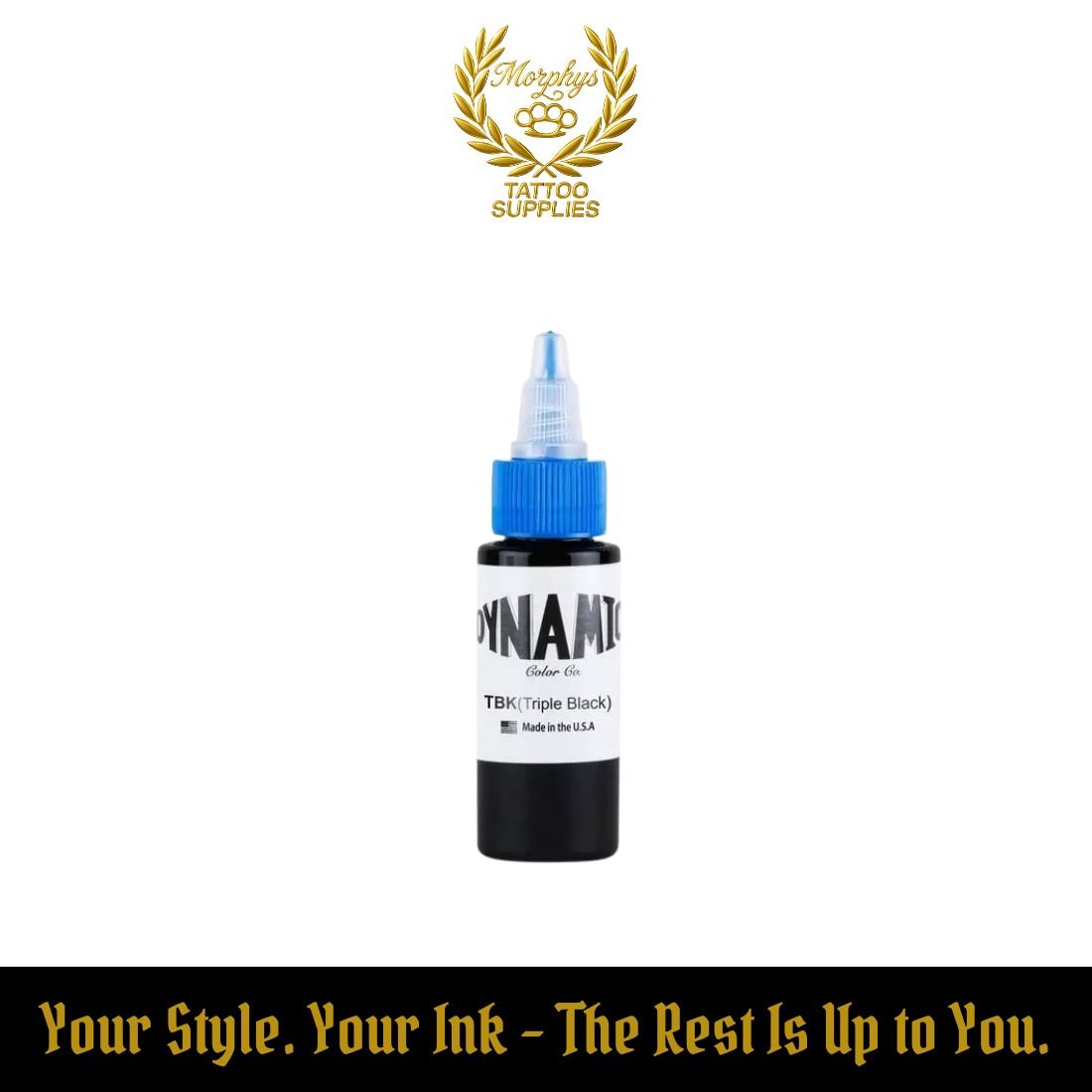 Dynamic Triple Black Tattoo Ink (TBK) – 1oz (30ml)