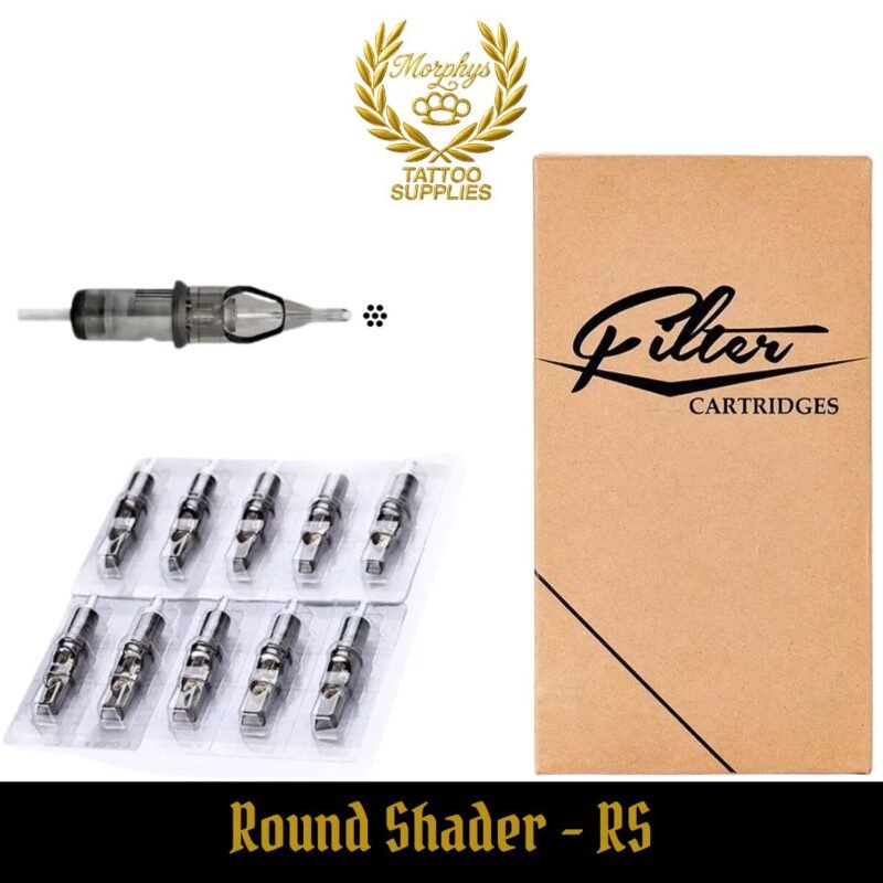 Cartridge 'Filter' from EZ - 5pcs or 10pcs with Box | Professional Tattoo Needle Cartridges - Round Shader - morphys tattoo supplies