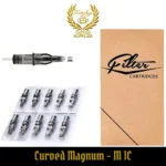 Cartridge 'Filter' from EZ - 5pcs or 10pcs with Box | Professional Tattoo Needle Cartridges - CURVED MAGNUM - morphys tattoo supplies