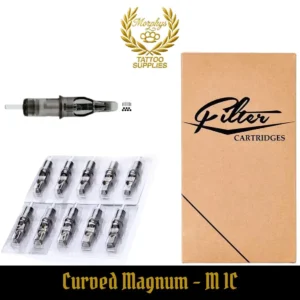 Cartridge 'Filter' from EZ - 5pcs or 10pcs with Box | Professional Tattoo Needle Cartridges - CURVED MAGNUM - morphys tattoo supplies